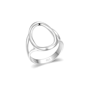 Circle Of Life Silver Rings - Handmade Designer Ring